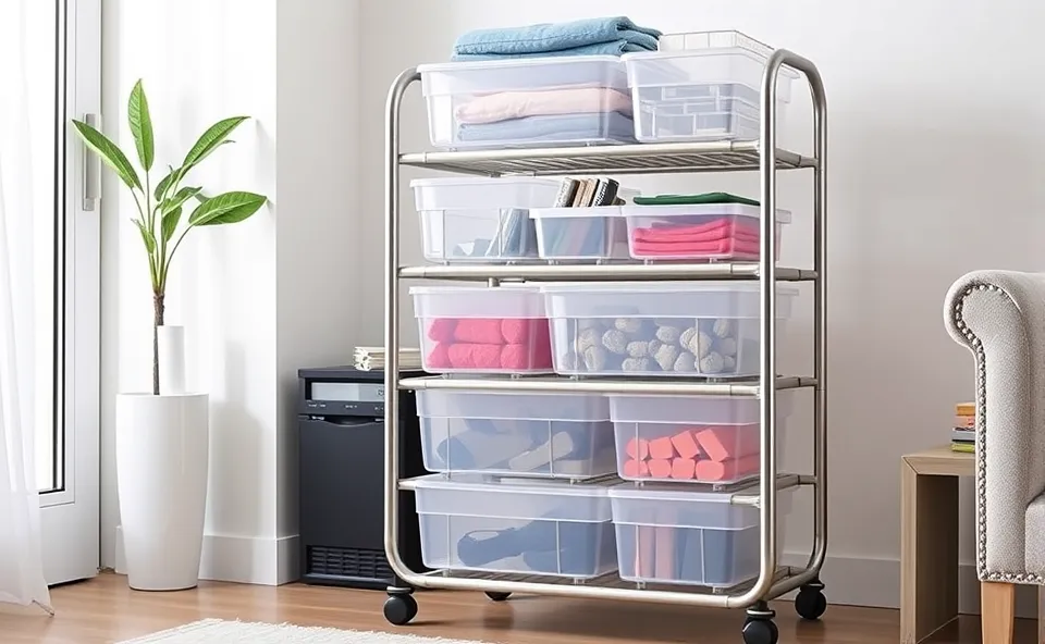 Amazon Deal: Get This 4-Tier Rolling Storage for $28!