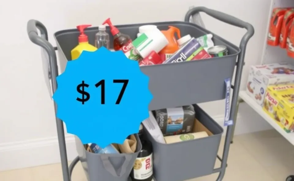 Walmart Flash Deal: Get a 3-Tier Storage Cart for $17!