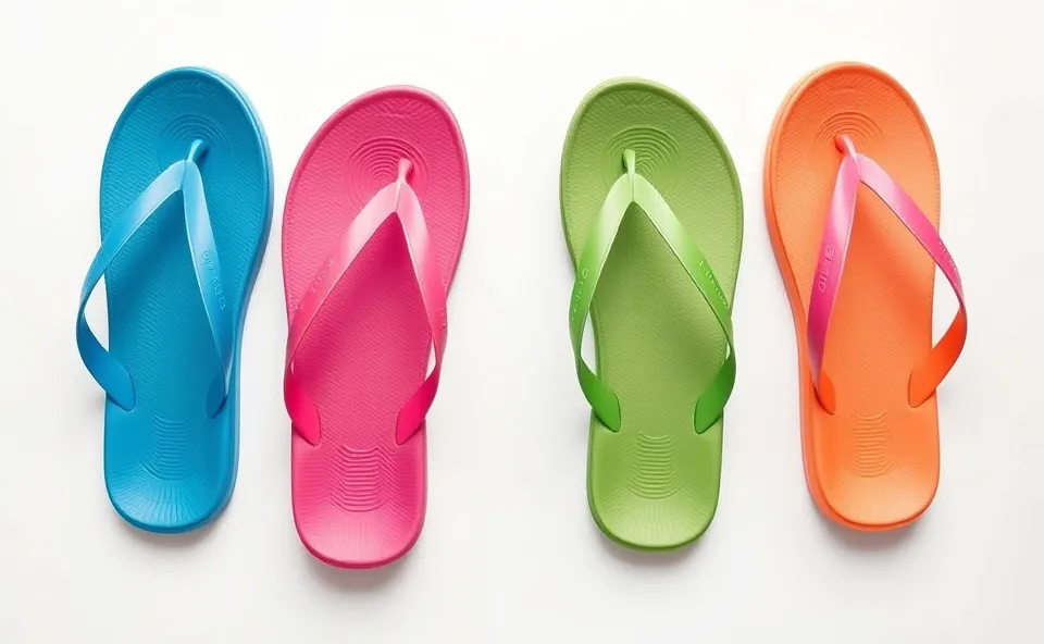 Ft. amazon arch support flip flops