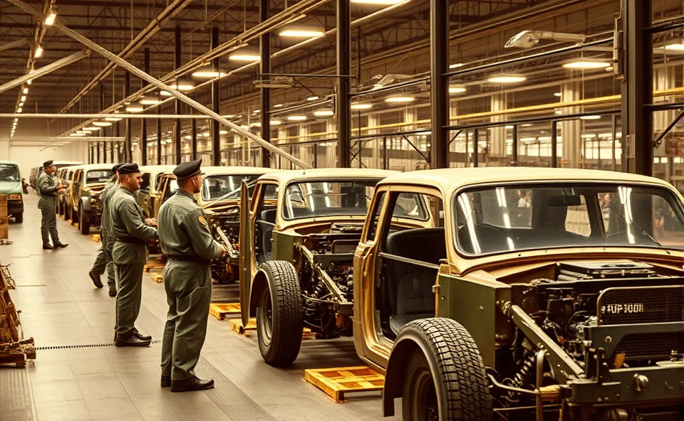 Ft. automakers weapons production wwii style