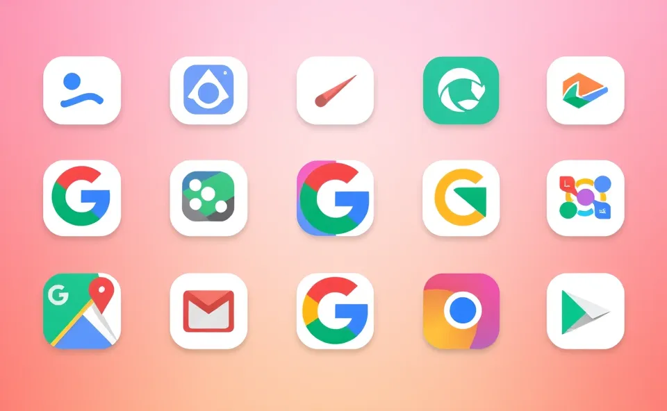 Ft. google gradient icons apps