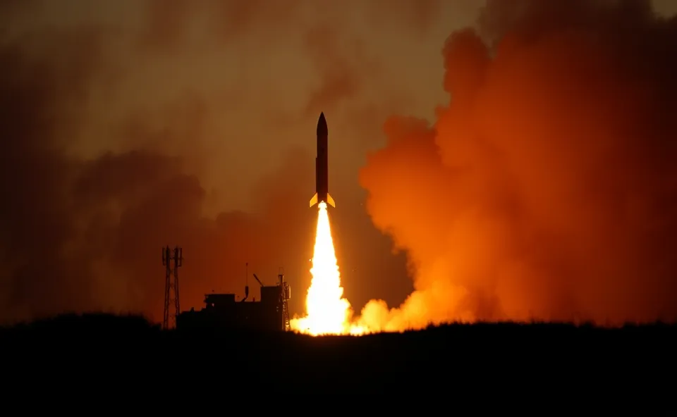 Ft. iran missile firing under bombardment