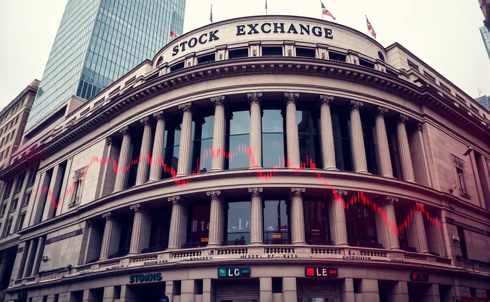 London Stocks Fall on Mixed Earnings Reports