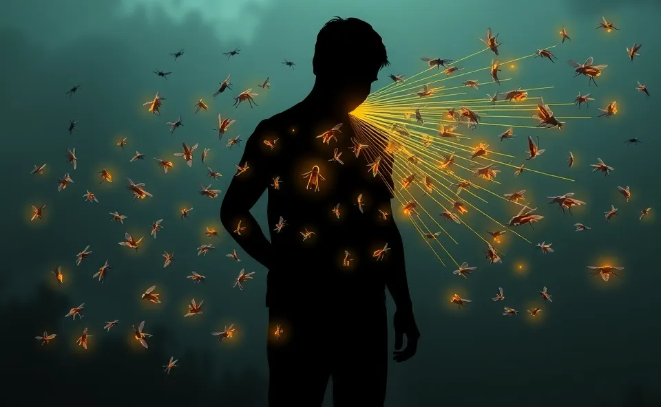 Mosquito Flight Paths Reveal Human Targeting Secrets 1 Ft. mosquito flight path human targeting