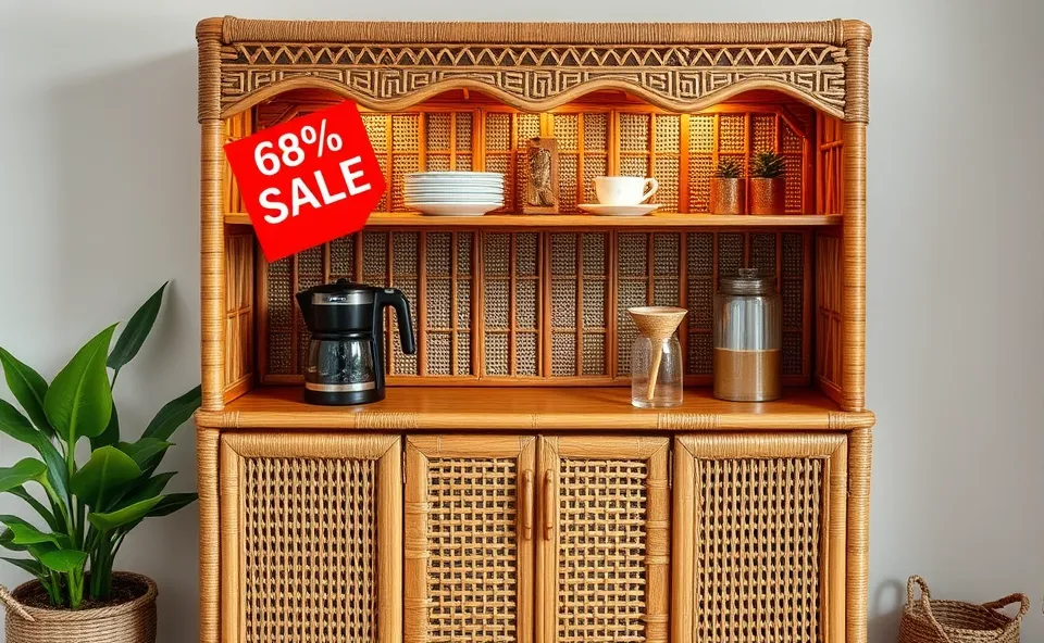 Target Rattan Hutch Cabinet 68% Off Deal 1 Ft. target rattan hutch cabinet deal