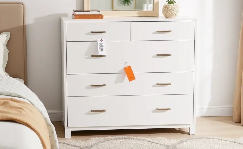Ft. walmart bestselling 5 drawer dresser deal