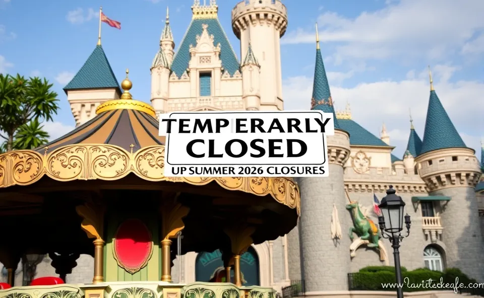 Disneyland Ride Closures Mount Ahead of Summer 2026 1 Ft. disneyland ride closures