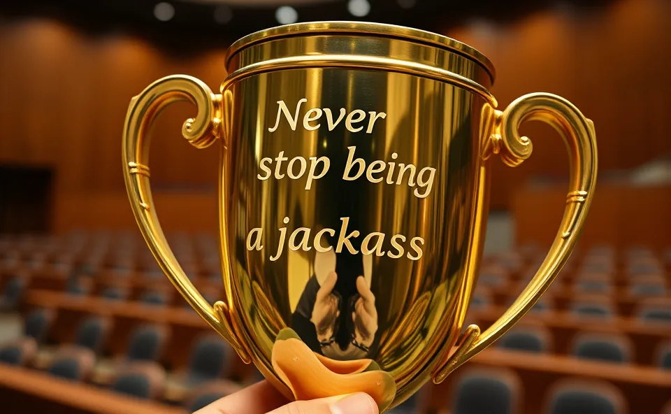 Elon Musk "Jackass" Trophy: OpenAI Trial Bombshell 1 Ft. elon musk jackass trophy openai trial