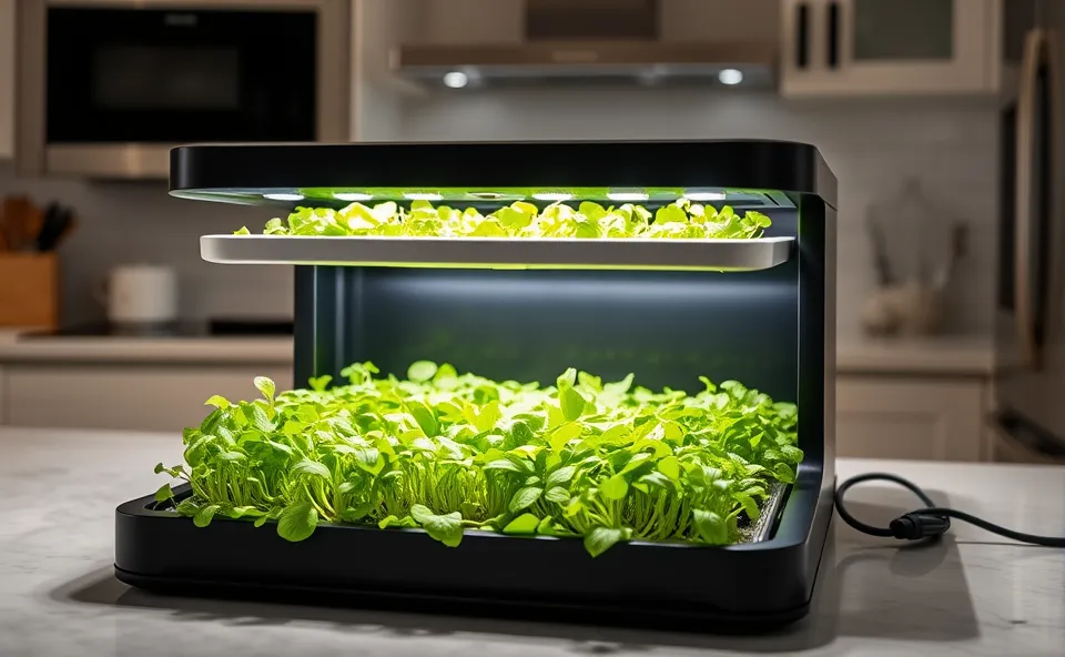 InstaFarm Microgreens Garden: Effortless Home Growing 1 Ft. instafarm microgreens garden review