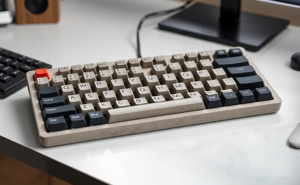 Keychron K2 HE Concrete Edition Review: Rock-Solid? 1 Ft. keychron k2 he concrete edition review