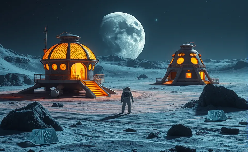 Ft. nasa lunar base moon south pole plan
