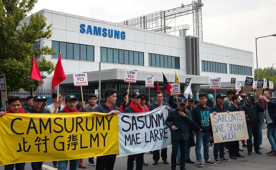 Samsung, Union Meet in 'Last Chance' Strike Talks 1 Samsung, Union Meet in ‘Last Chance’ Strike Talks