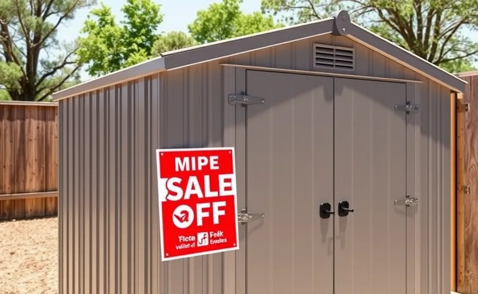 Target Metal Shed 50% Off: Deadbolt Storage Deal