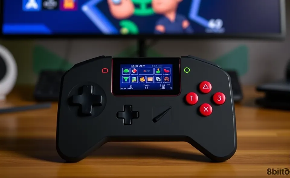 Ft. 8bitdo leverless controller pro screen upgrade