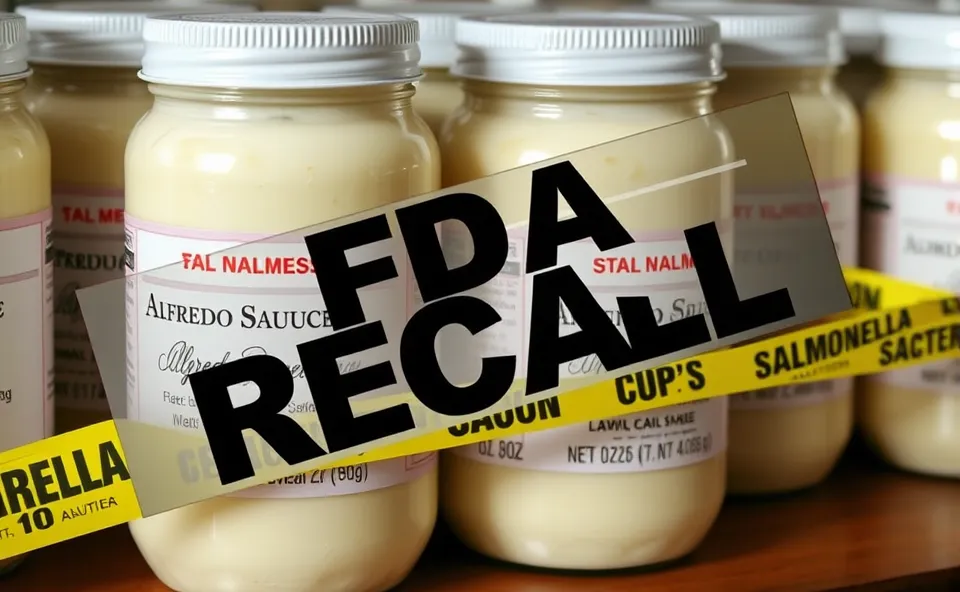 Ft. alfredo sauce recall fda