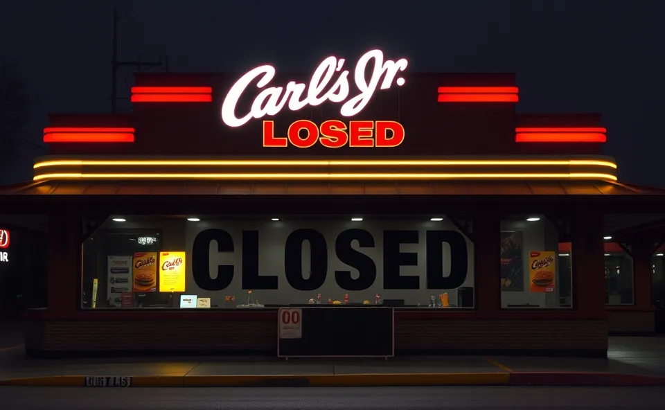 Carl's Jr Operator to Shutter Dozens of CA Locations 2 Carl’s Jr Operator to Shutter Dozens of CA Locations