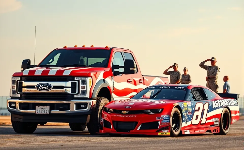 Ford & NASCAR Honor Military Families for 250th Anniversary