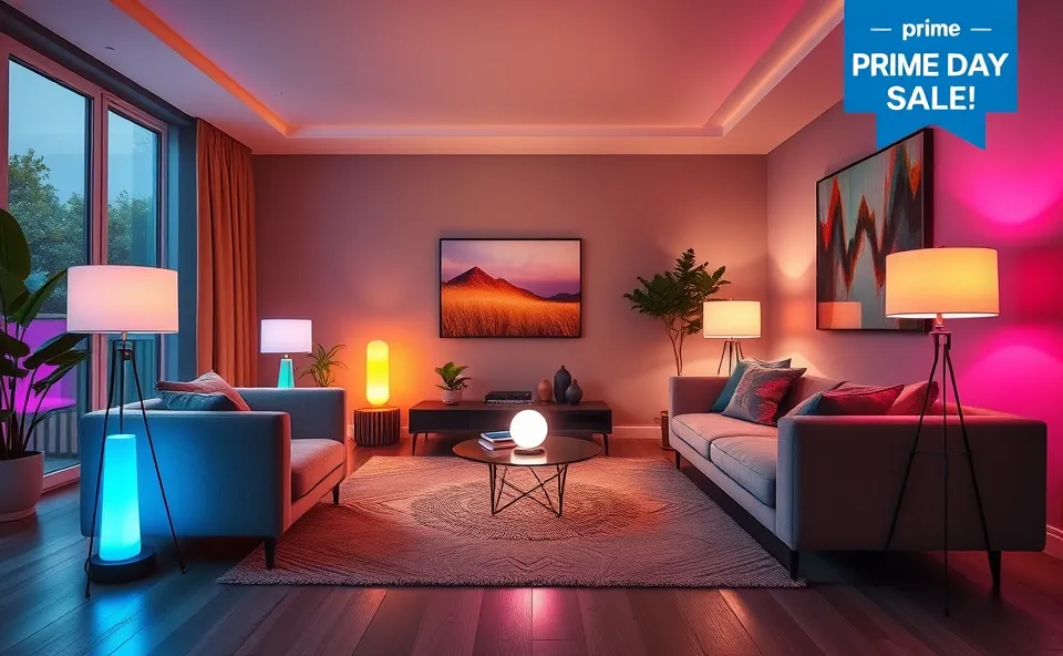 Ft. govee smart lamps prime day deals