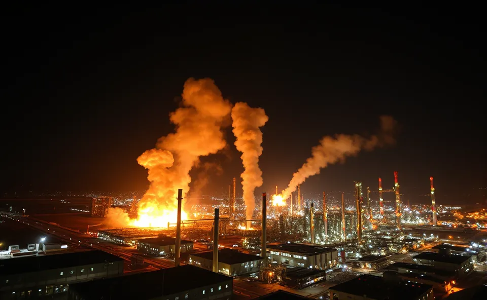 Israel Strikes Iran Petrochemical Plant After Trump Comments