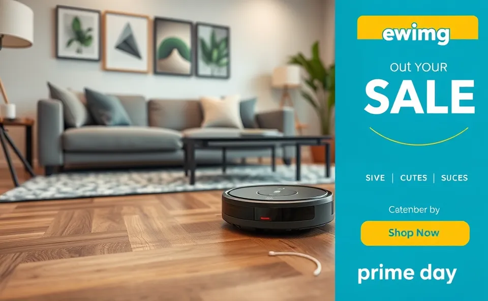 Prime Day Robot Vacuum Deals: Save Big! 1 Ft. prime day robot vacuum deals