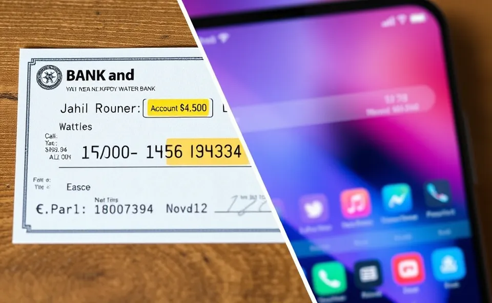 Ft. routing number vs account number