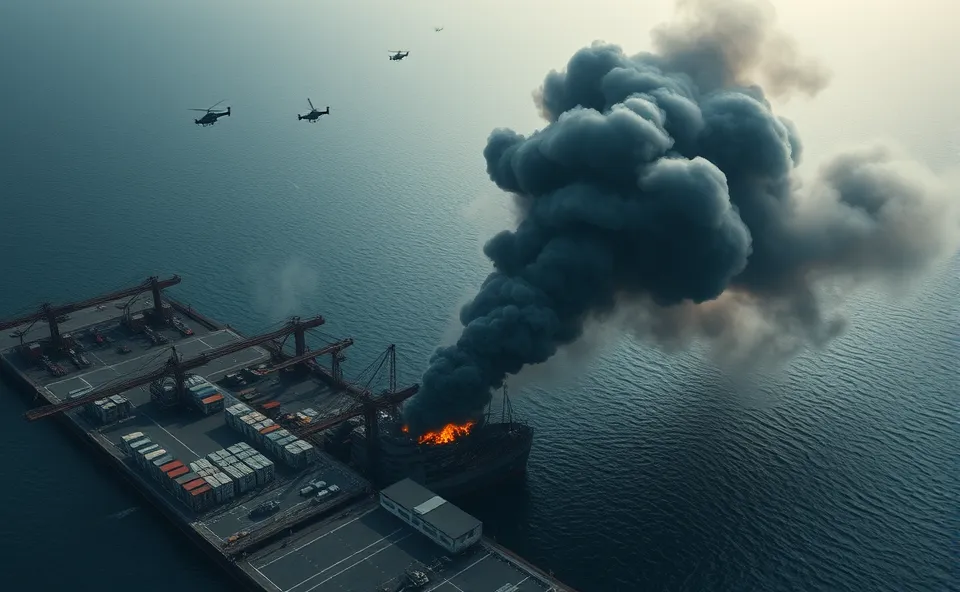 Ft. russian port terminal drone strike