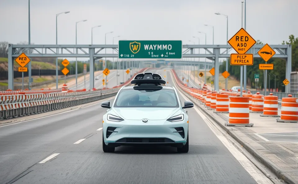 Ft. waymo robotaxi recall construction zones