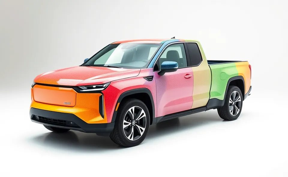 Ft. canoo electric truck crayola makeover