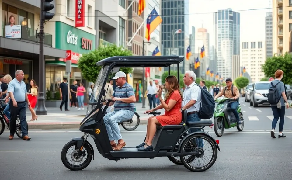 Veo's Electric Trikes: Next Big Thing in Micromobility? 1 Ft. electric trike shared micromobility veo