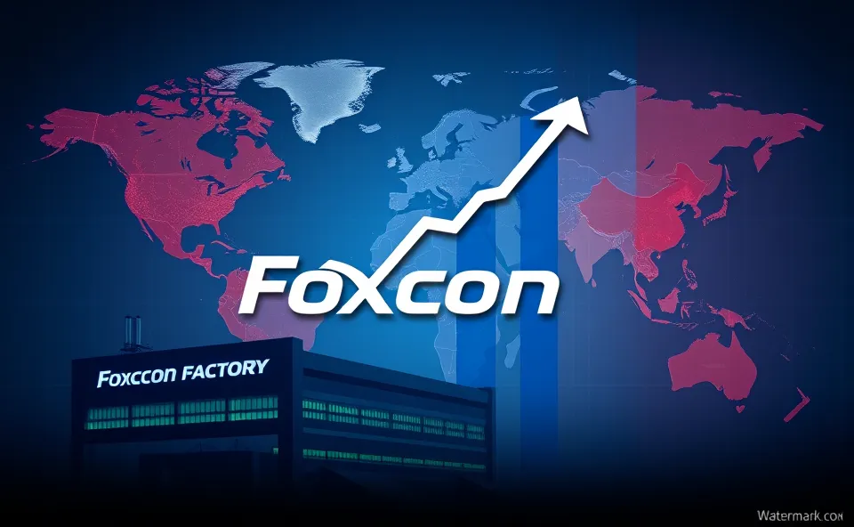 Foxconn Revenue Soars, Geopolitics Casts Shadow