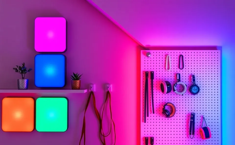 Ft. nanoleaf pegboard shelf kit sale