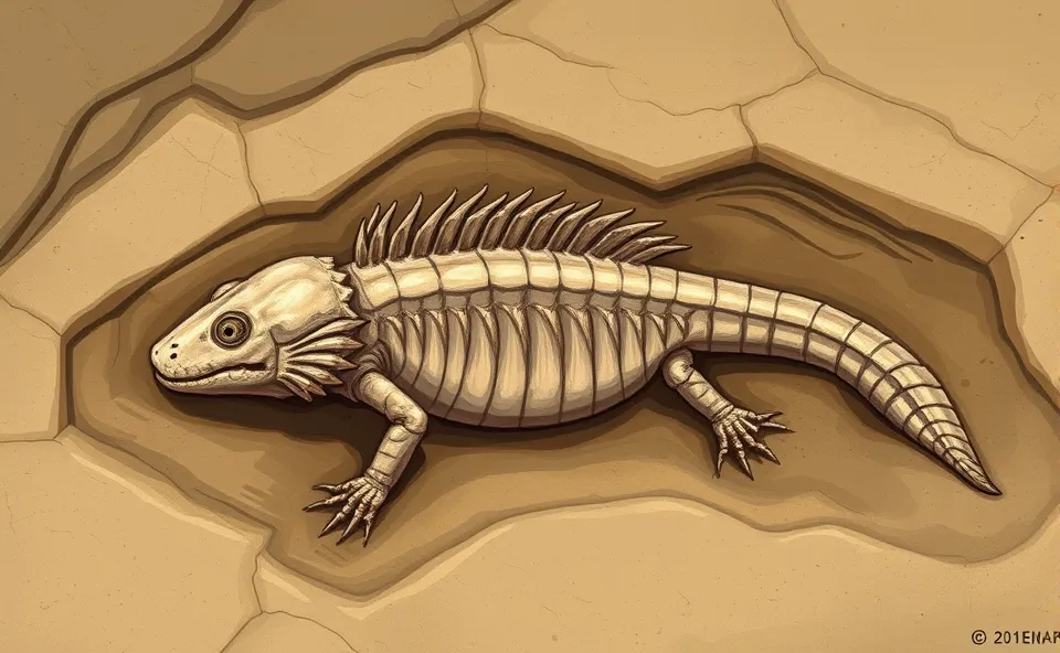 New Fossil Axolotl Species Found in Mexico 1 Ft. new fossil axolotl
