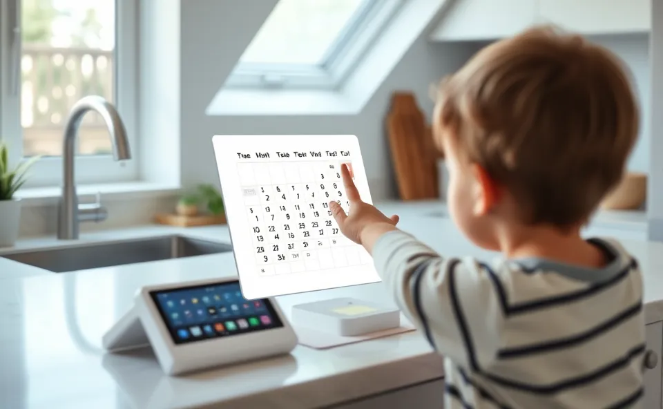 Ft. skylight touchscreen calendar family organization