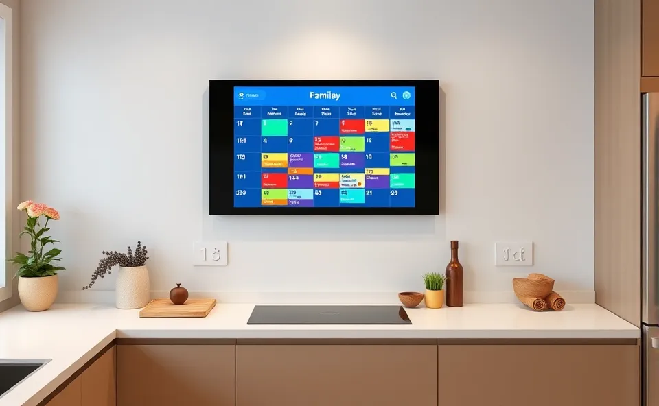 Ft. skylight touchscreen calendar for family organization