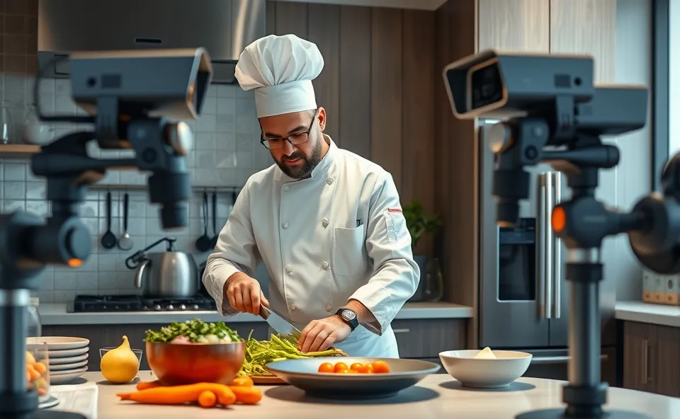 Ft. training humanoid robots kitchen data