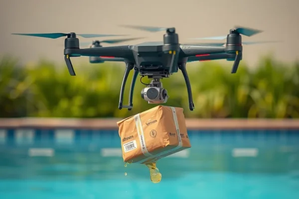 Ft. amazon drone delivery pool fails