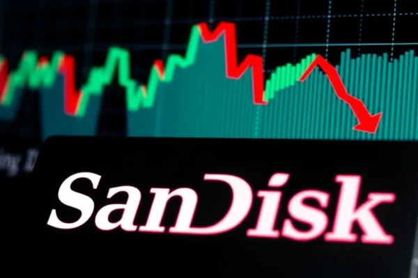 Ft. sandisk stock plunges earnings