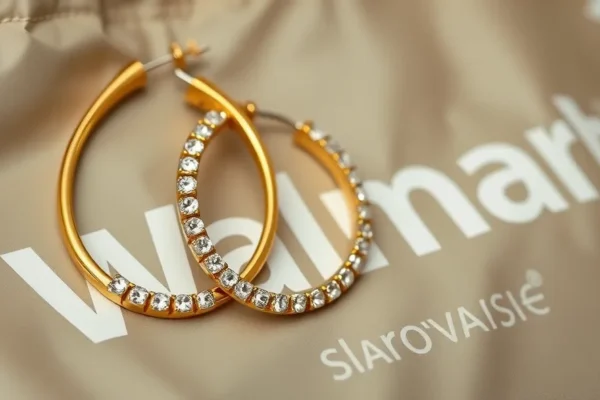 Walmart's Bestselling Crystal Hoop Earrings 50% Off 1 Ft. walmart crystal hoop earrings sale