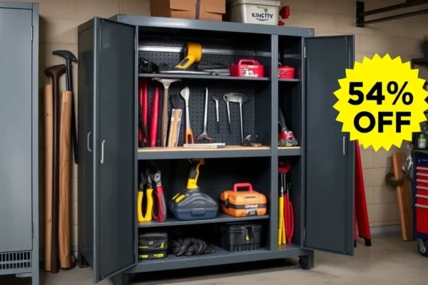 Walmart Heavy-Duty Metal Storage Unit: 54% Off!