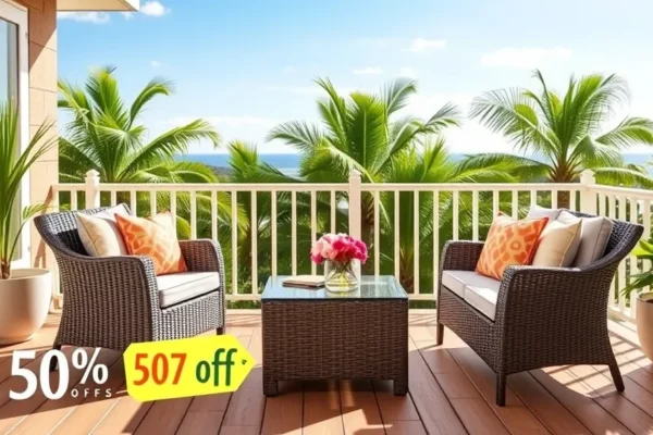 Score 50% Off Walmart's Rattan Patio Furniture Set! 1 Ft. walmart rattan patio furniture deal