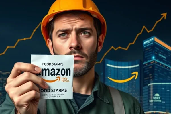 Ft. amazon workers food stamps record revenue