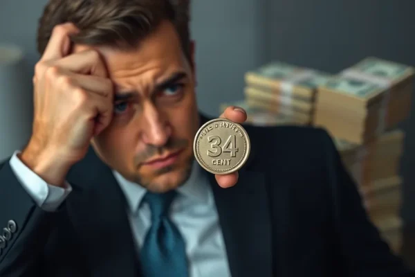 Millionaire Fakes Bankruptcy with 34 Cents 1 Ft. bankruptcy millions 34 cents