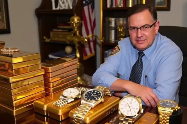 Ft. cia official gold bars plea deal