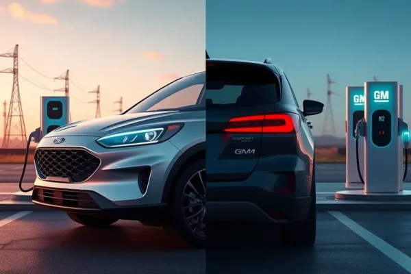 Ft. gm vs ford ev rivalry power grid
