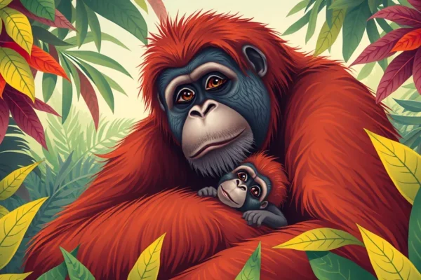 Secret Orangutan Breeding Program Sparks Baby Boom 1 Ft. orangutan breeding baby boom