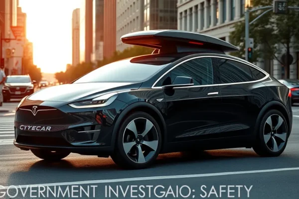 Ft. tesla cybercab launch safety investigation