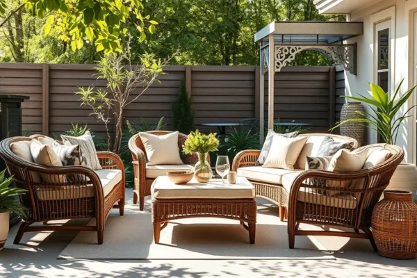 Amazon Boho Wicker Patio Set: $85 Deal!