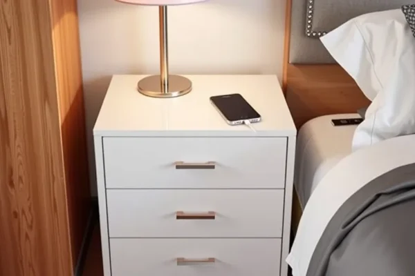 This $40 Amazon Mini Dresser Includes a Built-In Charger