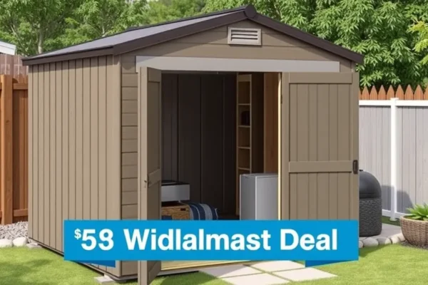 Walmart Sells All-Weather Outdoor Storage Shed for Just $185